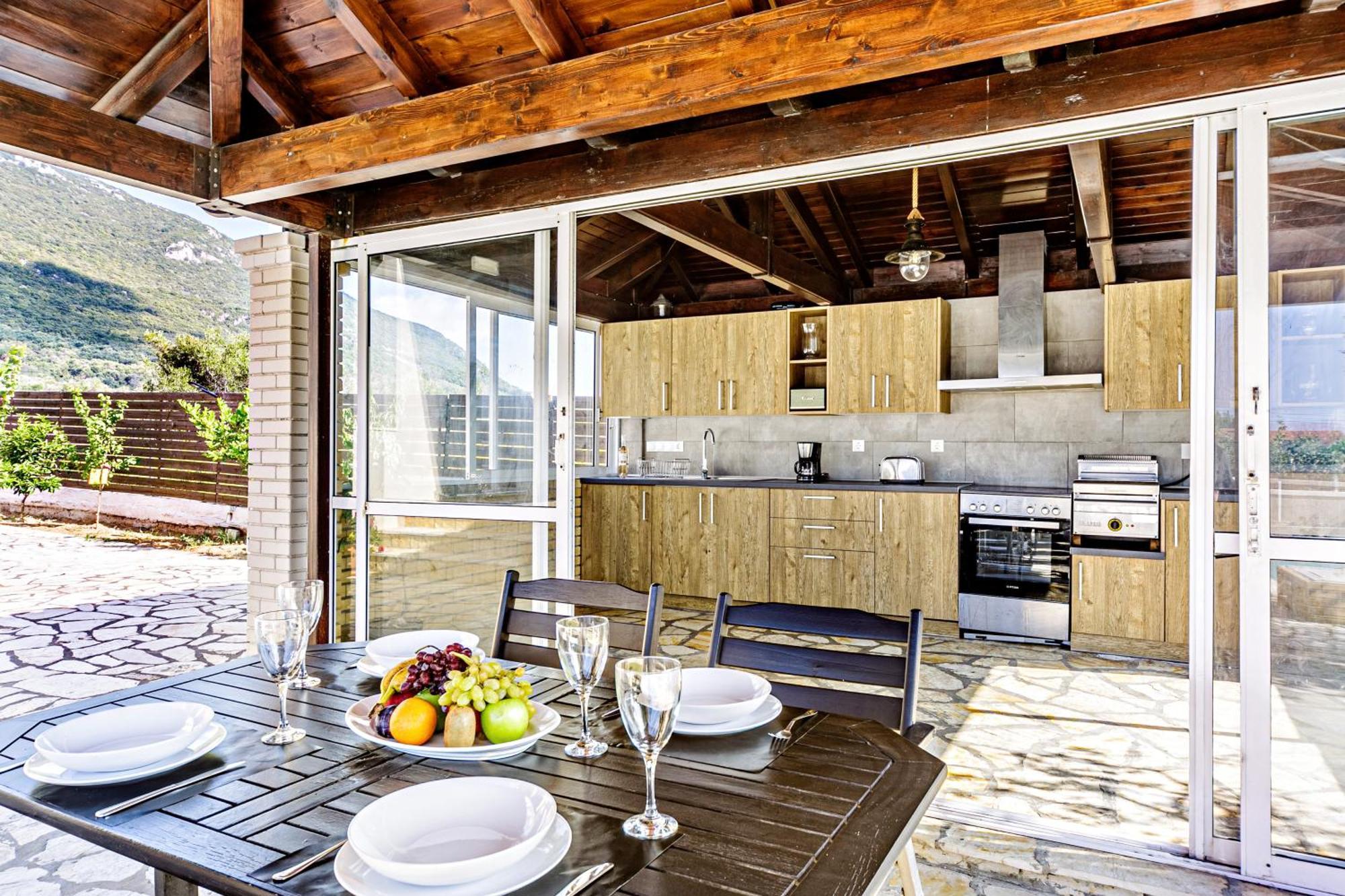 Skidi Beach House Ágios Matthaíos Kültér fotó